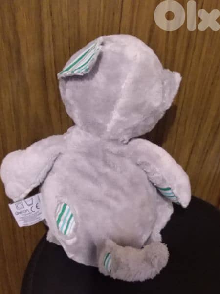 QUIRON CAT gray & green PLUSH great FAMOSA toy, height 40 Cm=12$ 4