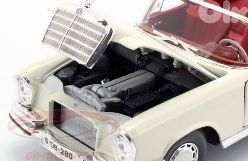 Mercedes 280SE ('67) diecast car model 1;18 4
