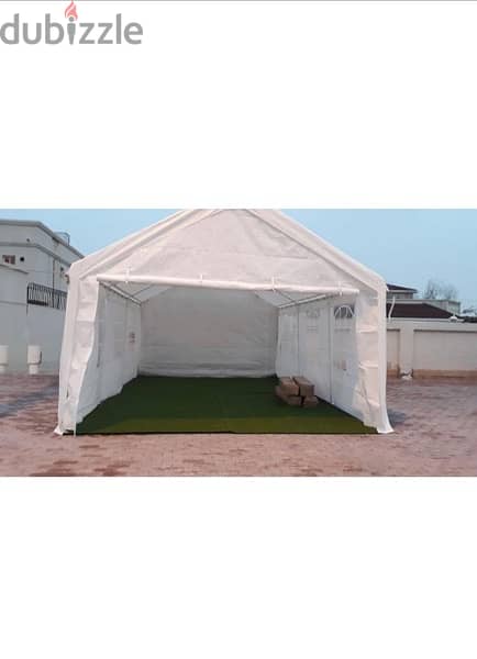 steel tent 6m x 4m with heavy duty cover 0