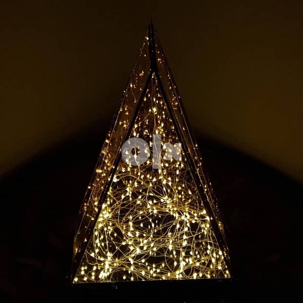glass decoration with led lights 2