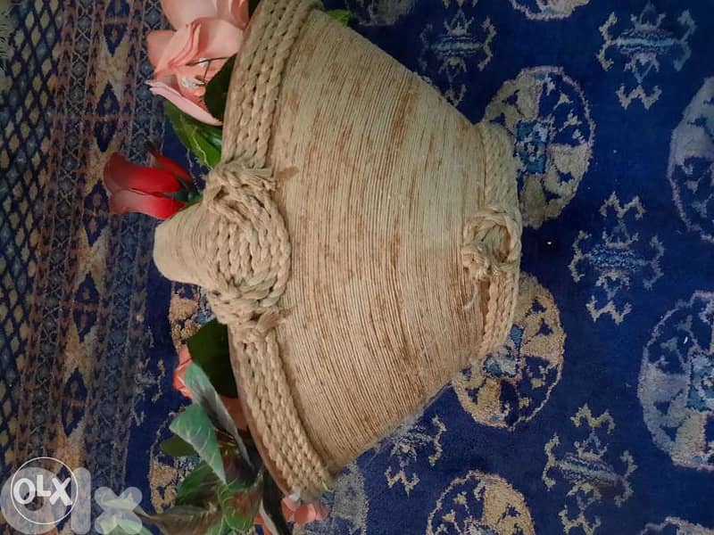 Basket pottery made. سلّة فخّار 4