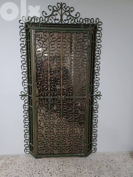 باب حديد شغل يد ملوكي ( Fer Forgé) 0