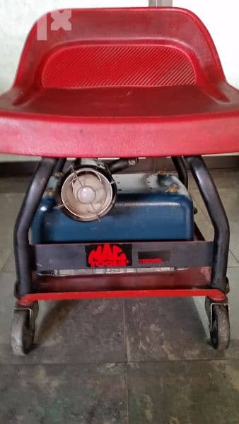 for garage strong seat +light 110/220 made in u. s. a for garage strong seat +light 110/220 made in u. s. a