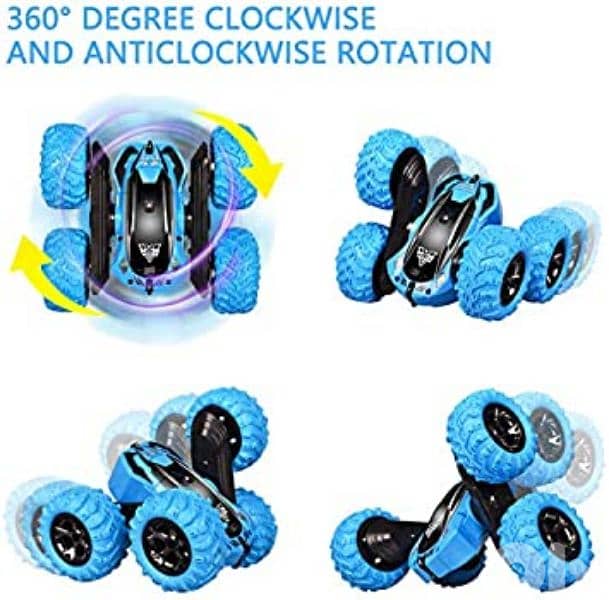 stunt crazy car moved remote control kids toy 1