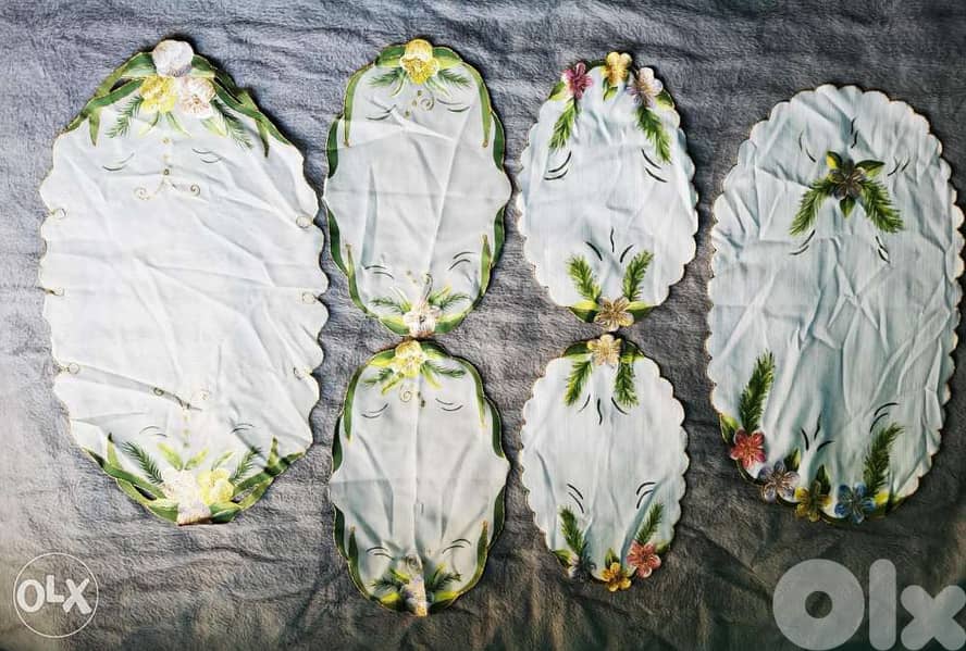 Hand painted table covers 2