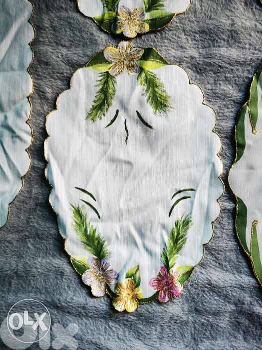 Hand painted table covers 4