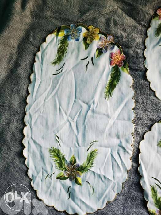 Hand painted table covers 5