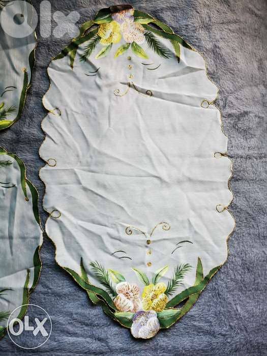 Hand painted table covers 6