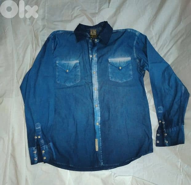 PRPS denim shirt distressed s to xxL 2