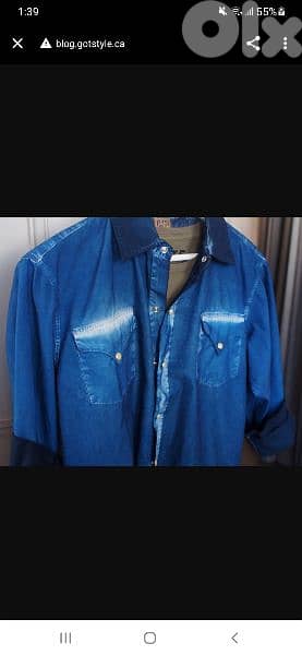 PRPS denim shirt distressed s to xxL 5