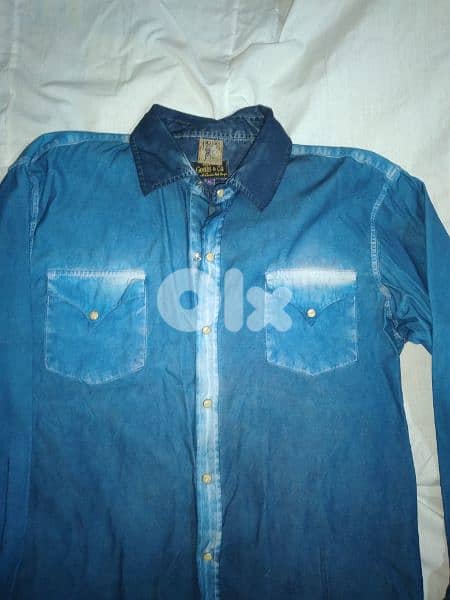 PRPS denim shirt distressed s to xxL 6