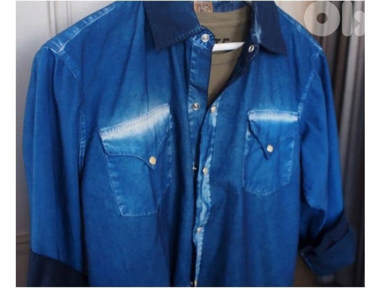PRPS denim shirt distressed s to xxL 8
