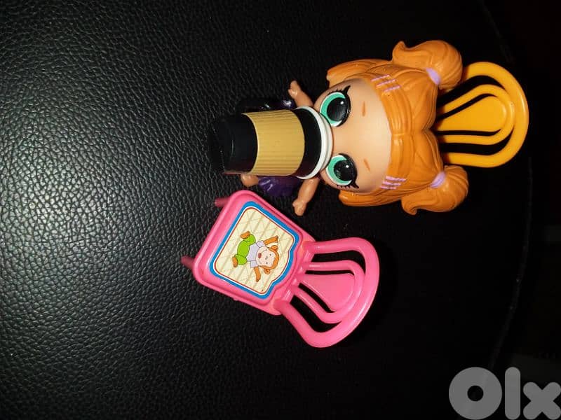 LOL MGA dressed great figure style doll +2 Chairs +Termos Cup, all=13$ 2