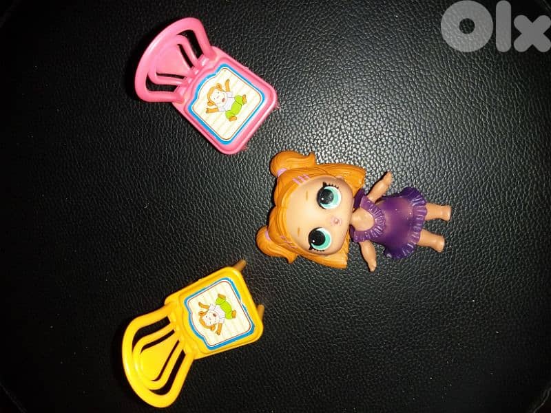 LOL MGA dressed great figure style doll +2 Chairs +Termos Cup, all=13$ 3