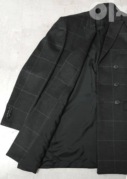 men coat cachmeer fabric Italian style 4