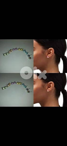 earrings fi kaza lon 7abbe kbire 3=7$ 1