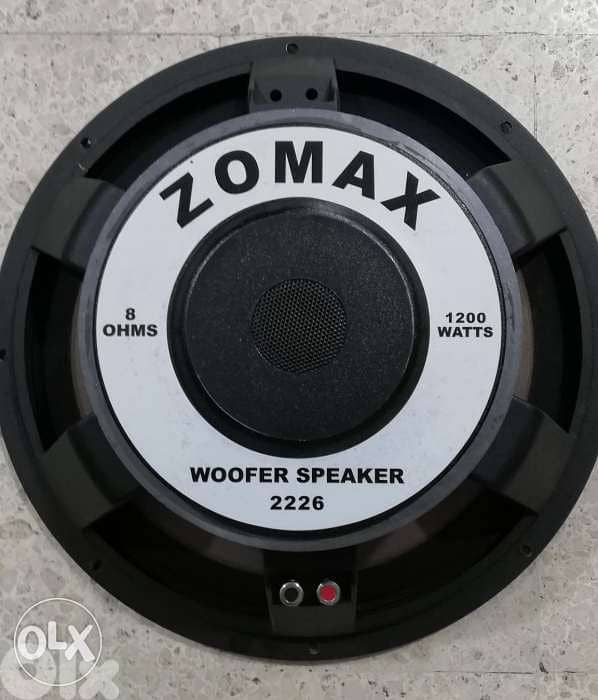 woofer 15 inch zomax 1200w verry good condition 1