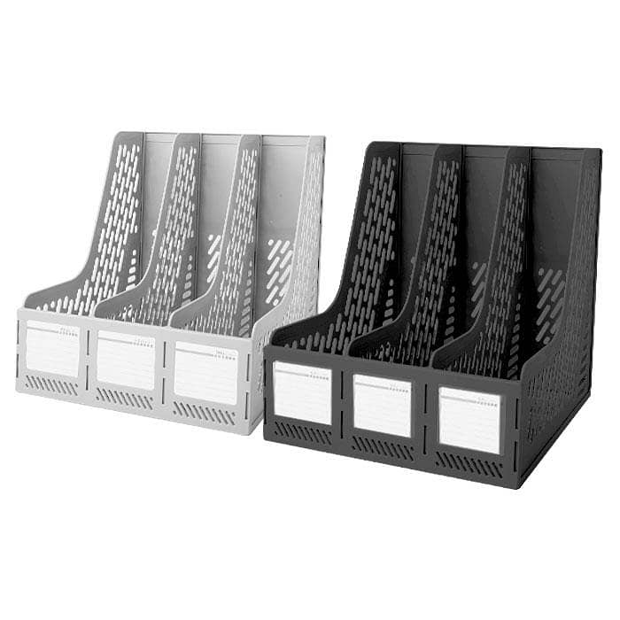 3 Compartment Magazine Holder 1