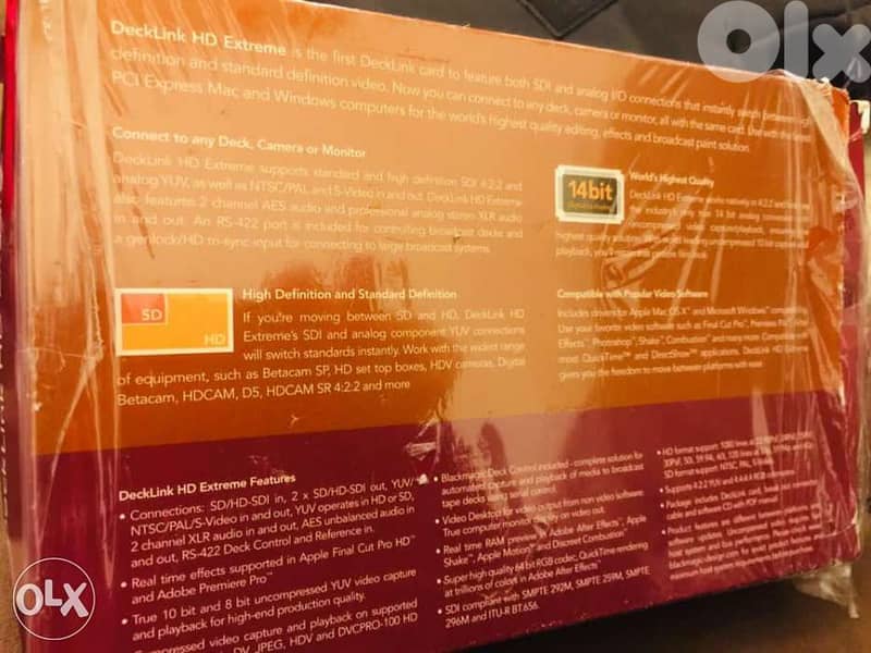 Decklink HD Extreme (Blackmagic Design) 2