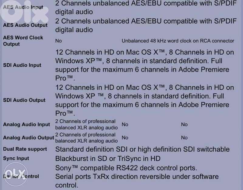 Decklink HD Extreme (Blackmagic Design) 5