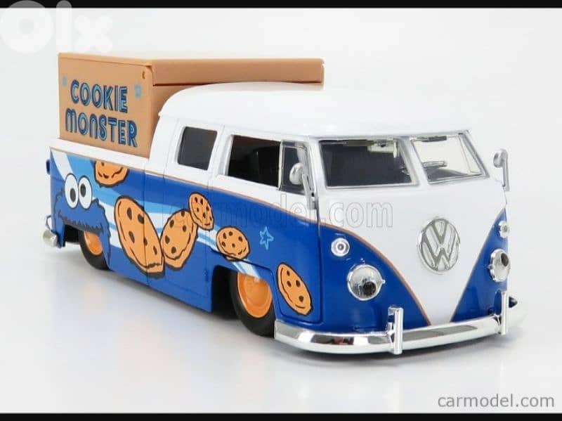 V. W Bus (Sesame Street) diecast car model 1:24. 3