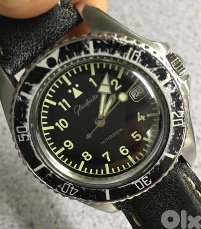 GLASHUTTE  [ vintage military model ] 1