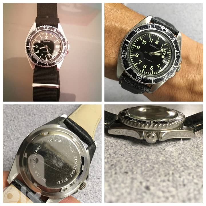 GLASHUTTE  [ vintage military model ] 2