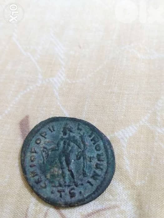 Ancient Bronze Roman Coin for Emperor Constaninuis year 306 1