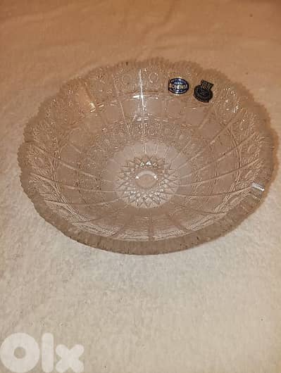 Vintage Bohemia hand cut 24% lead crystal