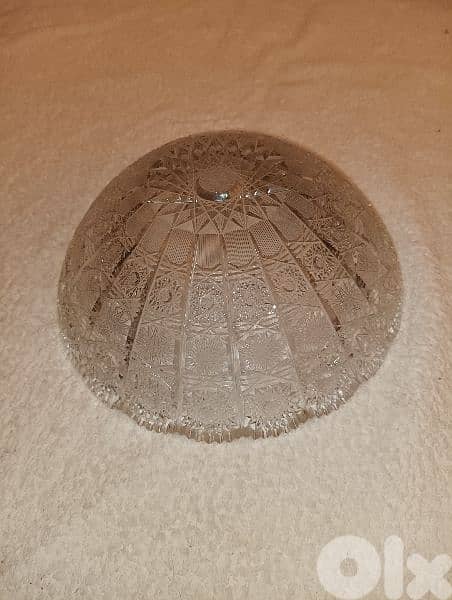 Vintage Bohemia hand cut 24% lead crystal 3