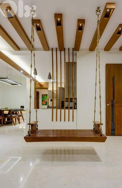 Indoor Wooden Swing مرجوحة خشب 2
