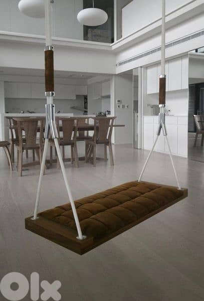 Indoor Wooden Swing مرجوحة خشب 8