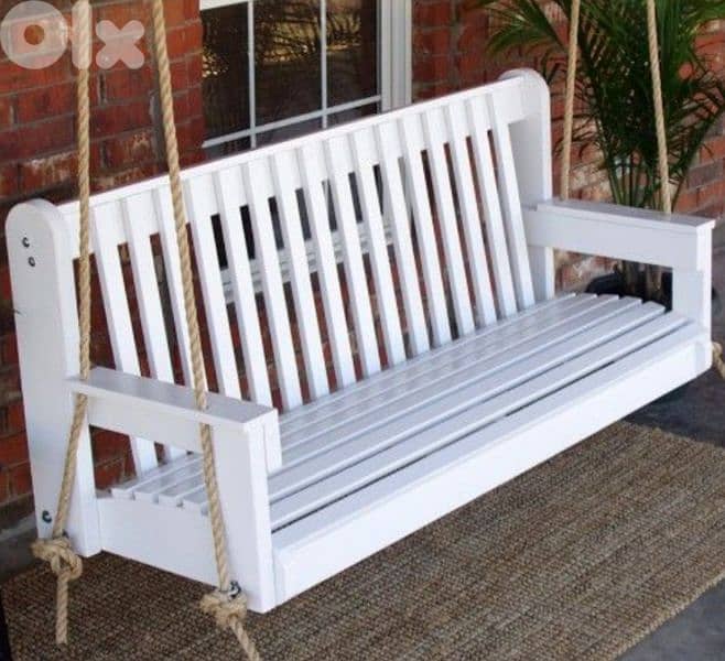 Indoor Wooden Swing مرجوحة خشب 10