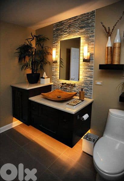 Classic bathroom decoration تصميم و تنفيذ ديكورات للحمامات 5