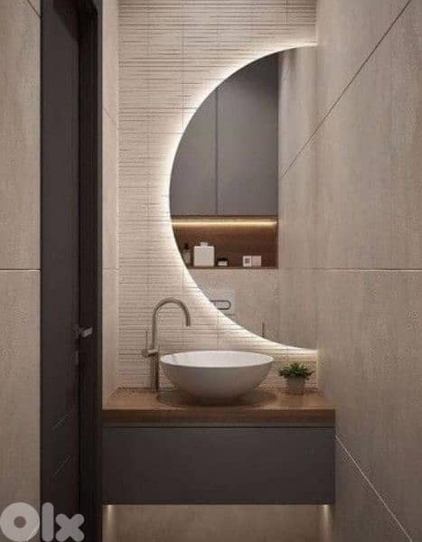 Classic bathroom decoration تصميم و تنفيذ ديكورات للحمامات 7