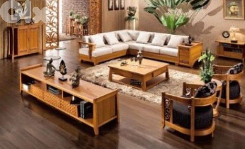 Indoor Wooden Sofa 1