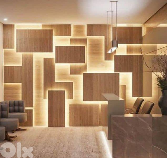 Indoor wooden wall decorations 7