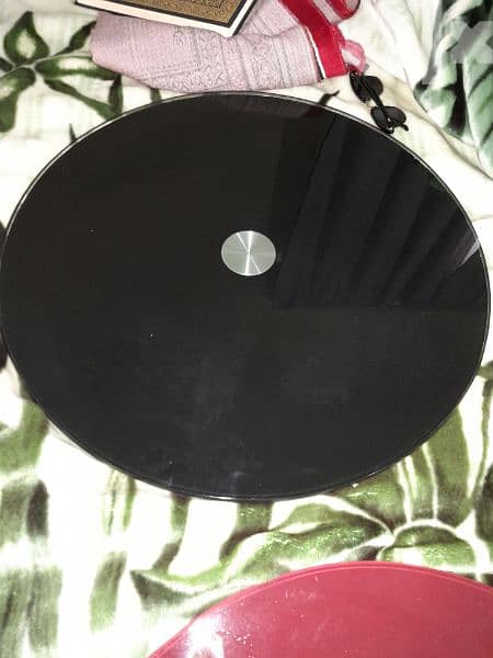 round glass table top 2 pieces 1