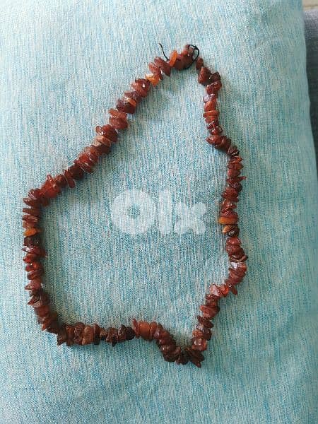 raw amber necklace 3