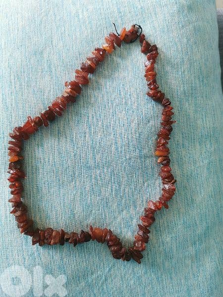 raw amber necklace 4