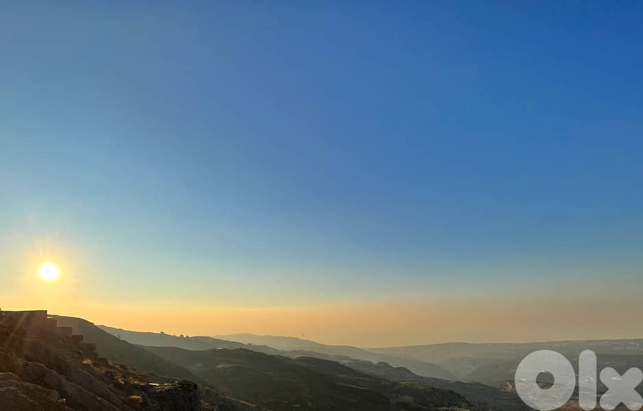 550 Sqm land for sale in Zaarour Mtein | open view 0