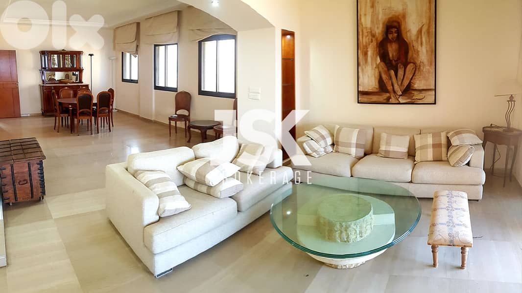 L03095-Spacious Renovated Apartment For Sale In Kaslik With Sea View 0