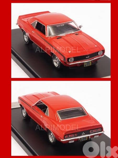 Chevrolet Camaro SS (1969) diecast car model 1;43. 7