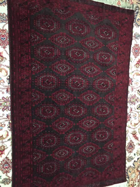 سجاد عجمي. 185/120. persianCarpet. Hand made. أنتيك 2