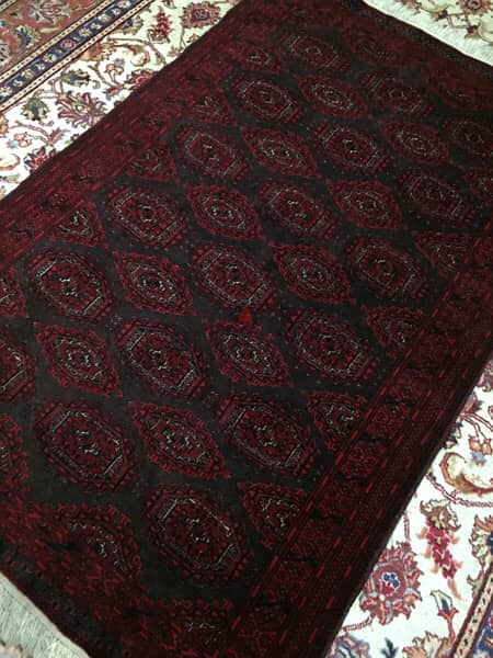 سجاد عجمي. 185/120. persianCarpet. Hand made. أنتيك 3