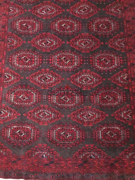 سجاد عجمي. 185/120. persianCarpet. Hand made. أنتيك 1