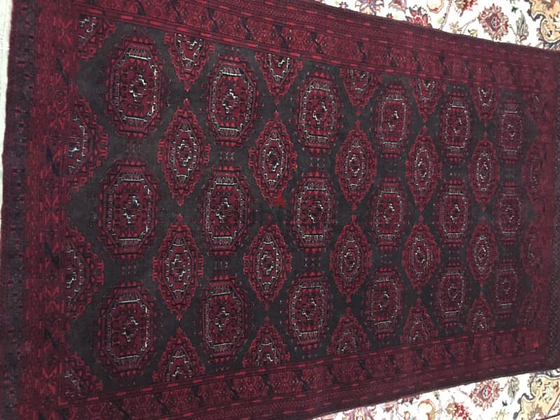 سجاد عجمي. 185/120. persianCarpet. Hand made. أنتيك 7