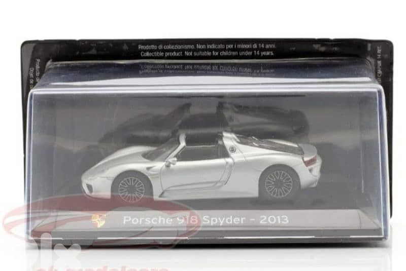 Porsche 918 Spyder (2013) diecast car model 1;43. 5