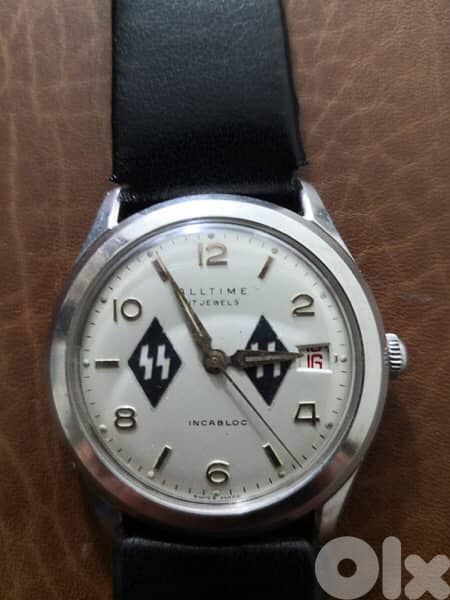 Antique Nazi luftwaffe pilots officers watch 1