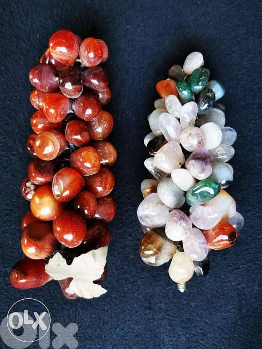 عنقودين احجار كريمة 0